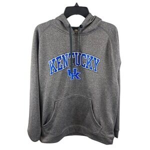 Kentucky Wildcats NCAA Knights Apparel Gray‎ Pullover Sweatshirt Size Large